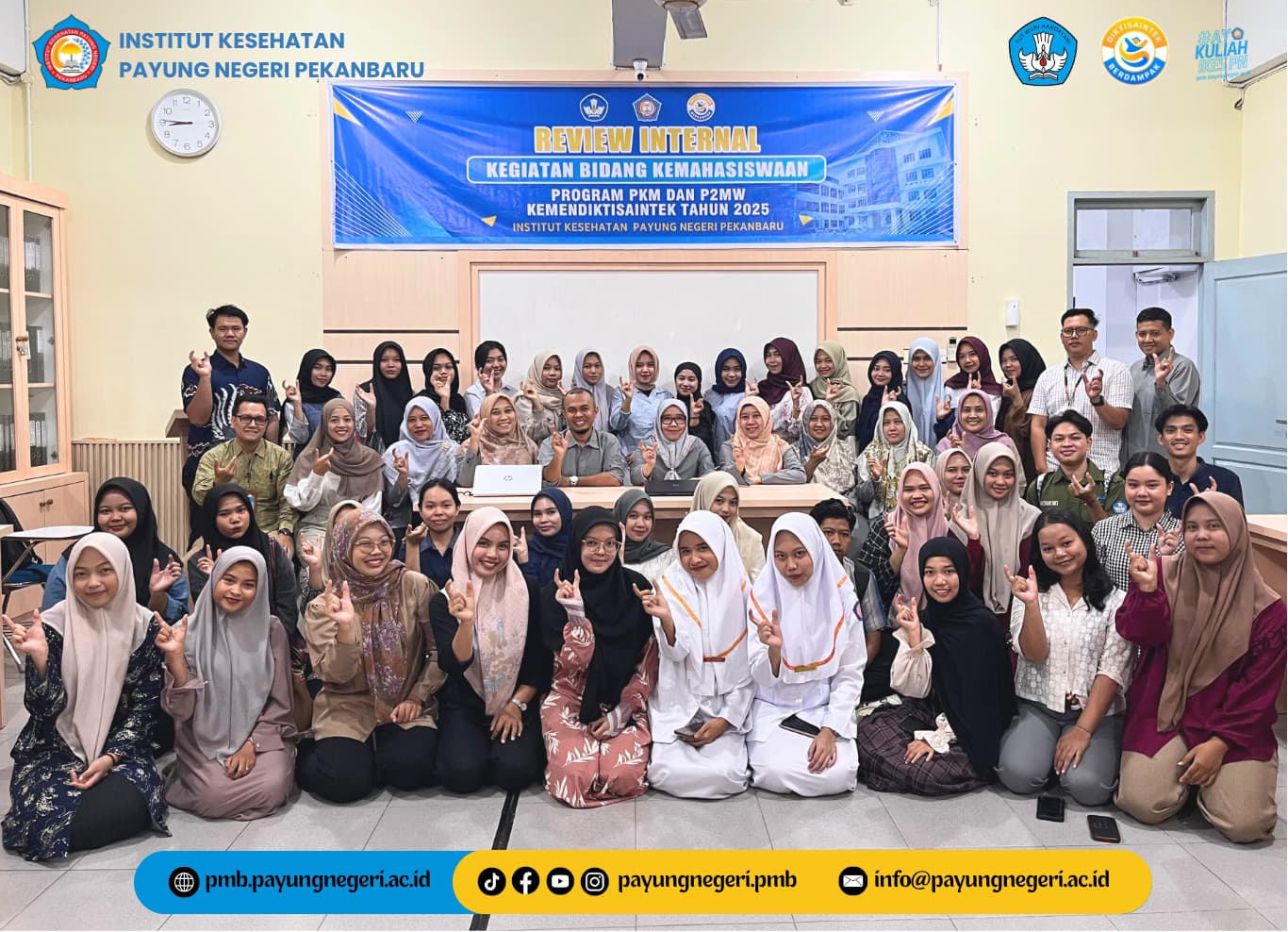 Guna Tingkatkan Kualitas, Institut Kesehatan (Ikes) Payung Negeri gelar Kegiatan Review Proposal Program Kreativitas Mahasiswa (PKM) dan Program Pembinaan Mahasiswa Wirausaha (P2MW) 2025